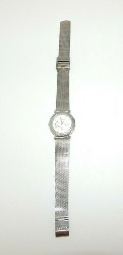 MICKEY MOUSE SKAGEN Women's Watch Silver Co Disney Calendar Metal Band - Picture 2 of 3