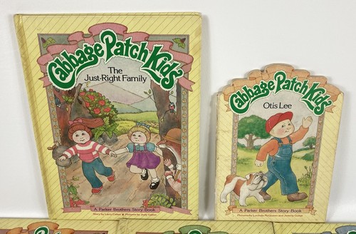 Cabbage Patch Kids Books Hardcover Parker Brothers Lot 8 Vintage - Foto 4 di 12