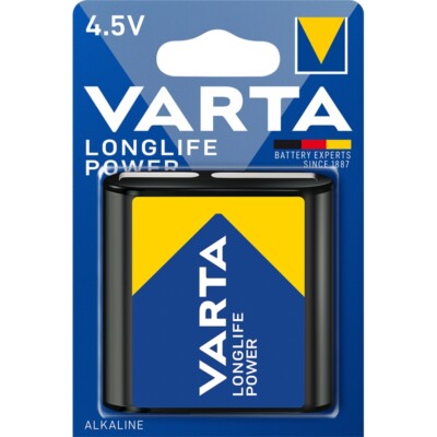 3LR12 High-Energy-Batterie 4,5V Flachbatterie 4912 4,5 Volt VARTA