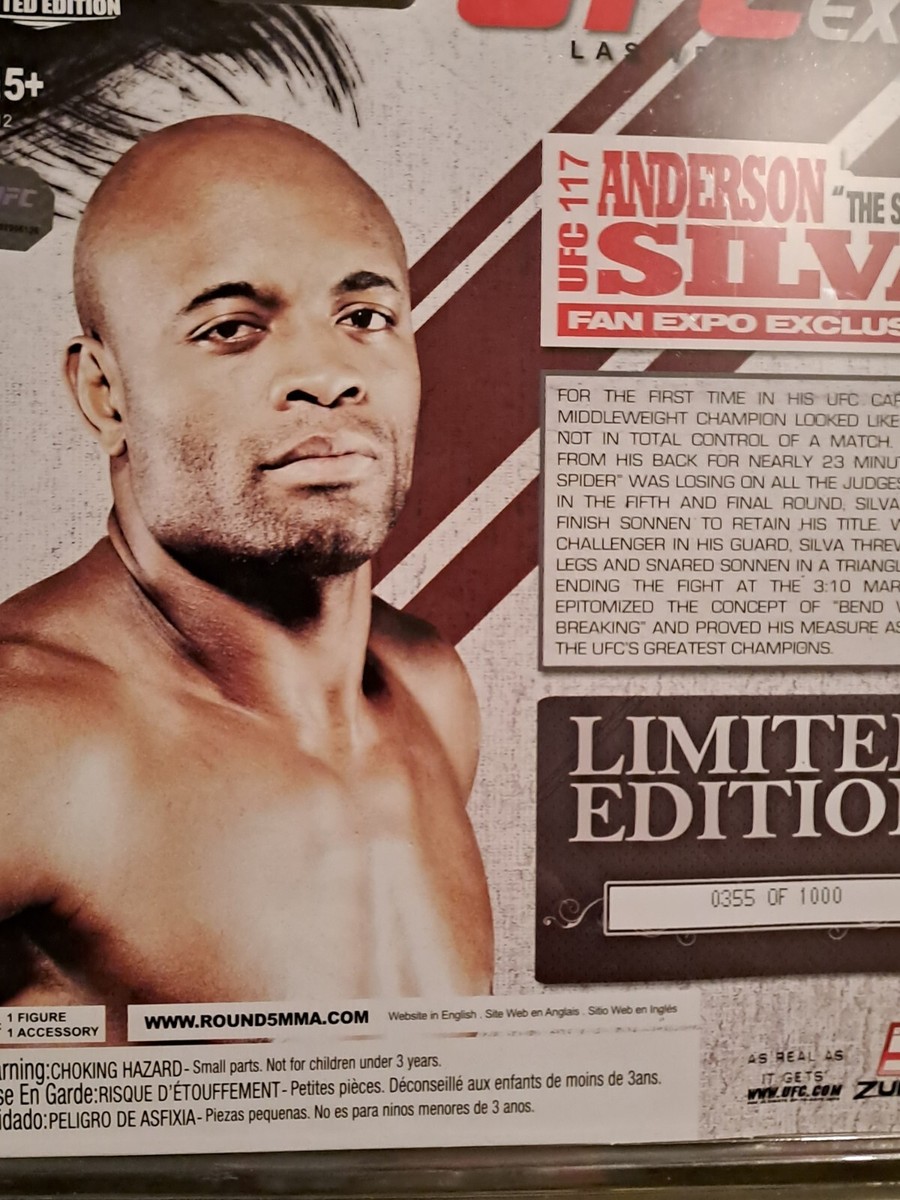 Figurine UFC Anderson Silva - Edition Limitée Fan Expo - Round 5 - MMA