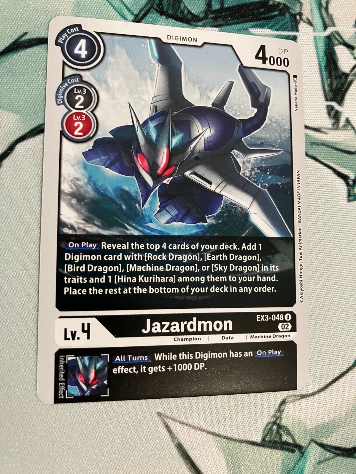 Jazardmon EX3-048 U Digimon CCG | Draconic Roar NM