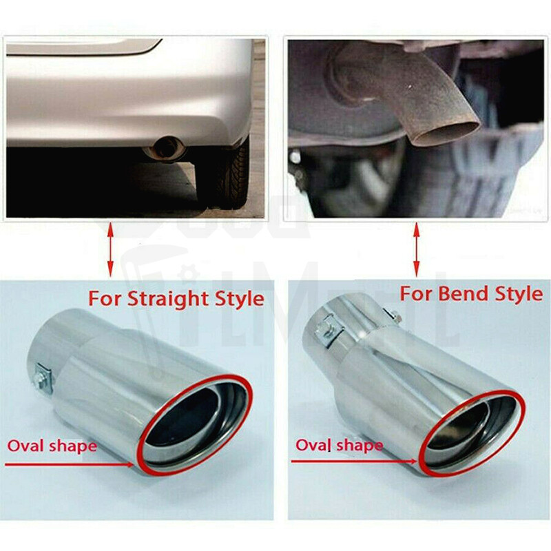 For Honda CRV CRV Black Exhaust Pipe Tail Muffler Tip Stainless Steel 1.5"2.1" eBay