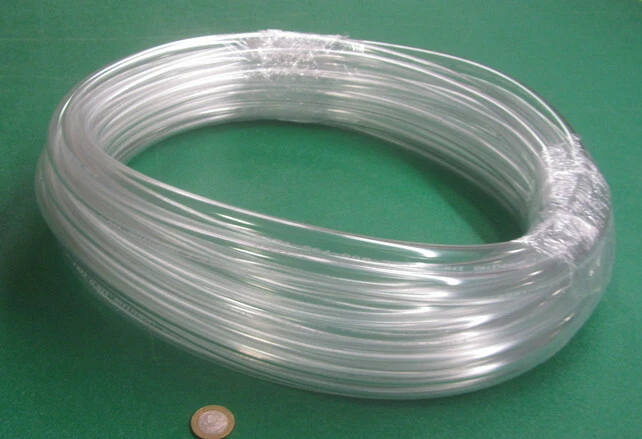 PVC Tubing, Clear, 5/8" OD x 1/2" ID x 1/16" Wall x 50 Foot Coil - Image 3 of 4