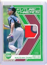 2023 Panini Elite Extra Edition NAZZAN ZANETELLO Green Patch RC Rookie  1/5