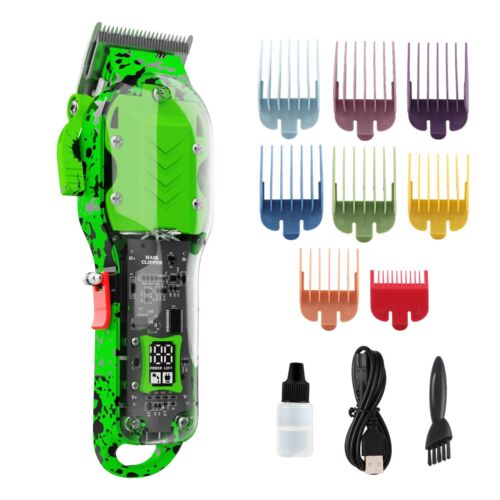Professional Hair Clippers for Men, Cordless Barber Clippers for Hair Cutting...