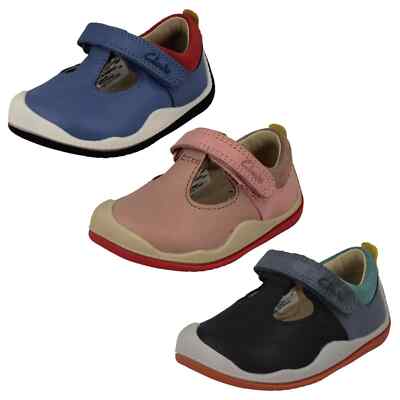 Clarks First Shoes T-Bar Schuhe Roller Bright Kleinkind Säuglinge