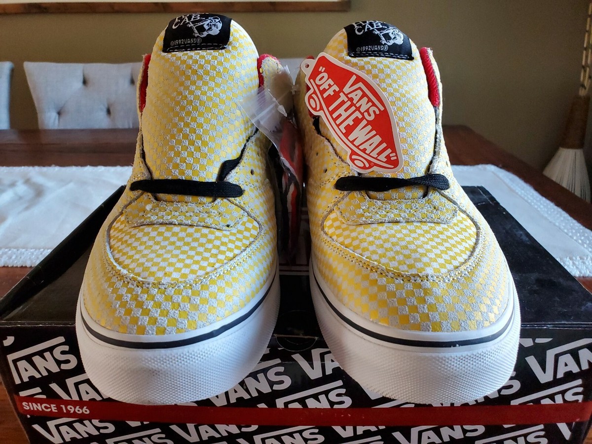 Van's Half Cab Supreme Checkers Sneakers, Men's Size 12 (RARE) | eBay