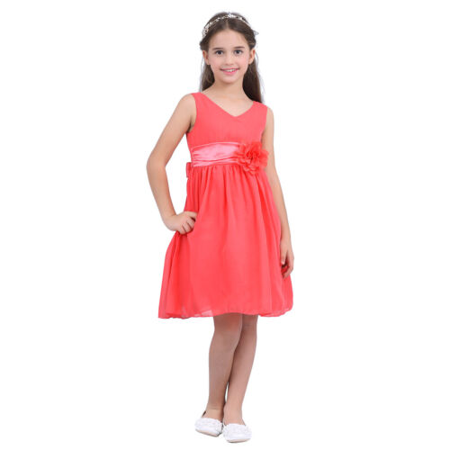 Formal Girls Bridesmaid Dresses Wedding Party Ball Prom Gown Long Cocktail Dress - Picture 36 of 116