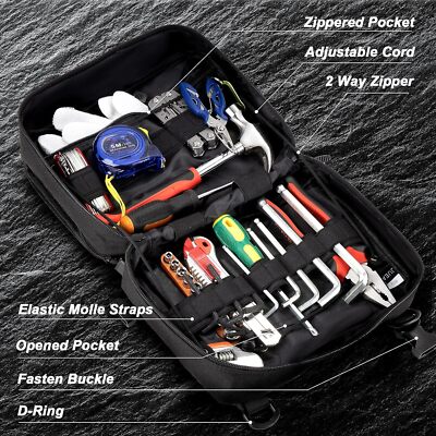 Tactical Molle Pouch Large Admin Bag Utility Tool Pouches Attachment EDC Pouches