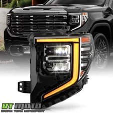 For 2022-2024 GMC Sierra 1500 SLT|Denali Full LED Headlight Headlamp Driver Side