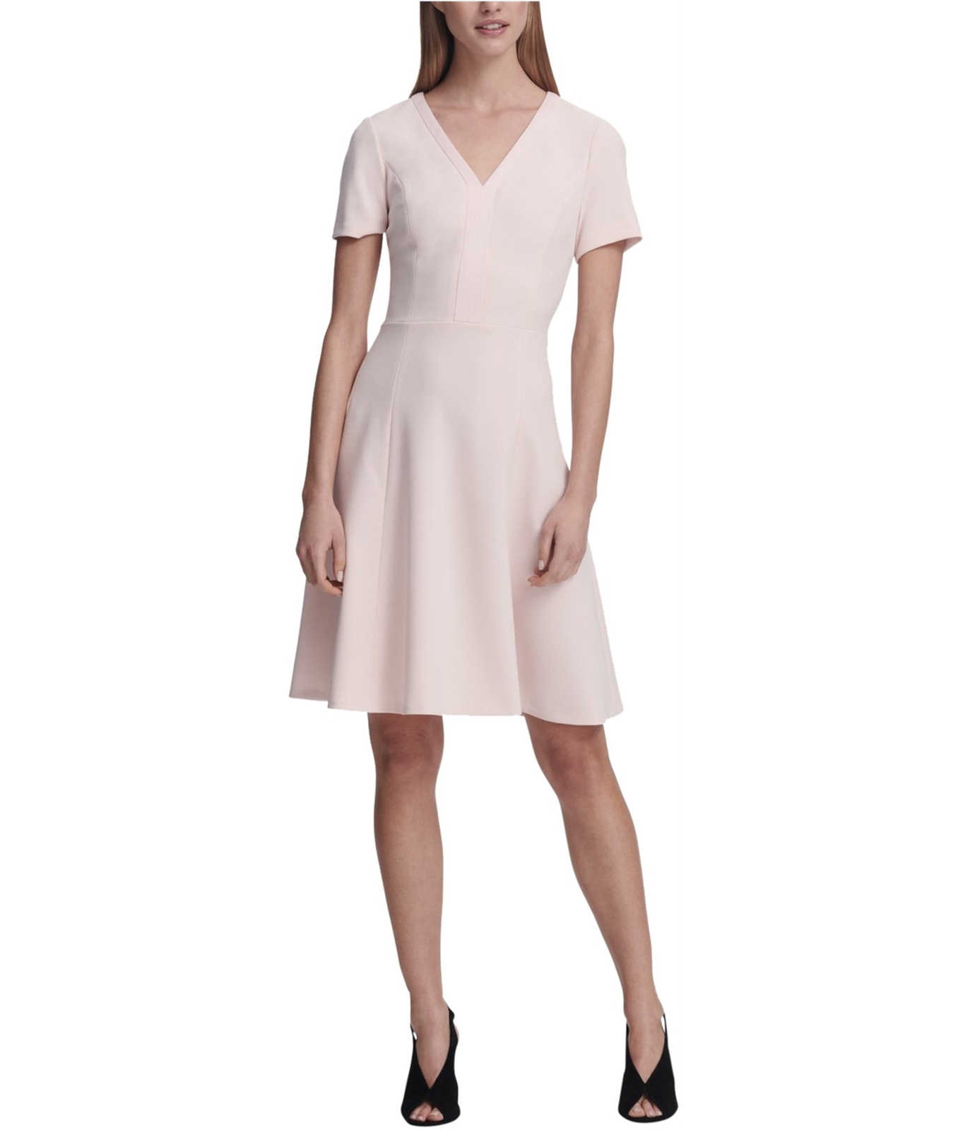 DKNY Womens Cocktail Aline Dress, Pink, 10 eBay