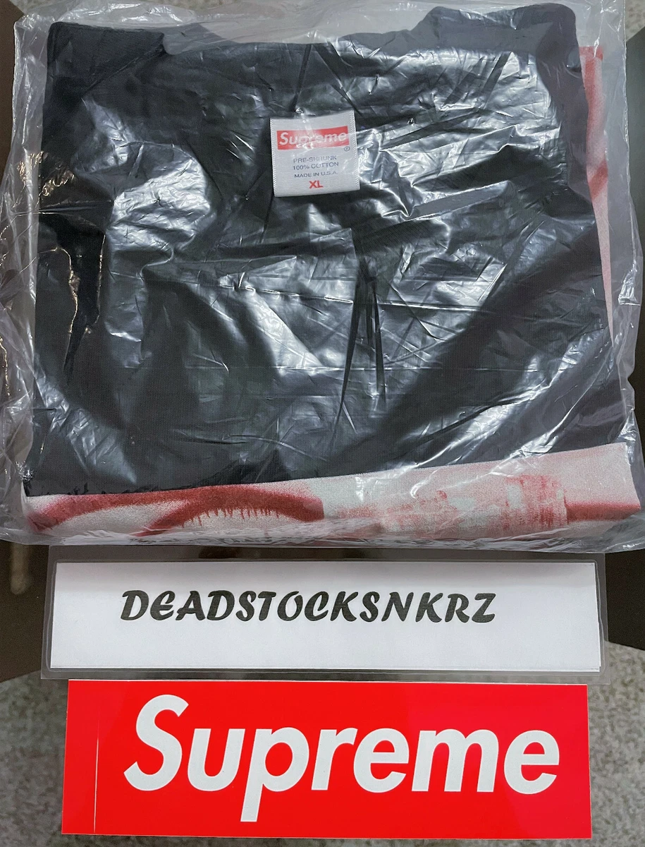 Supreme Christopher Wool Unaltd 2001 Tee Black FW21T54 Size XL
