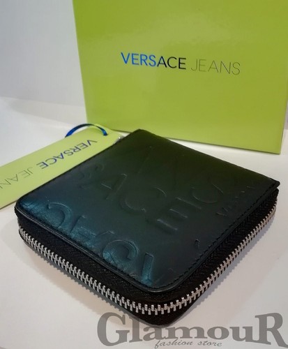 Versace Jeans portafoglio uomo wallet linea A dis 1 nero vera pelle (€  125,00) | eBay