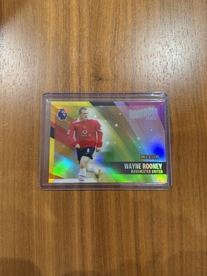 Topps Premier League Merlin Rainbow Flick Manchester United Wayne Rooney SP