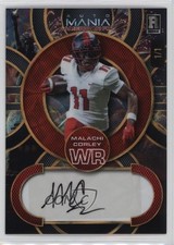 2024 Mania American Football Fireworks - Rainbow Foil 1/1 Myles Cole Auto 13u1