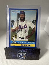 2025 Topps Heritage - High Number SP Starling Marte #417 Dark Blue Border