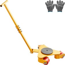 Machinery Skate Dolly - Industrial Machinery Mover with Handle