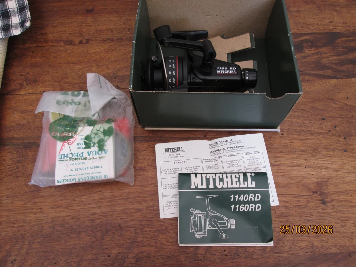 LOT MOULINET PÊCHE Ancien Bretton Mitchell Ritma Pezon Vintage Fishing Reel EUR 50,00 - FR