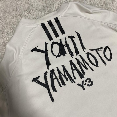 Y3 Yohji Yamamotoトレーナー　スウェット　サイズM Y-3 Yohji Yamamoto Long Sleeve Trainer Sweatshirt White | eBay