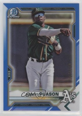 2021 Bowman Chrome Prospects Blue Refractor 107/150 Robert Puason #BCP-218 d4v