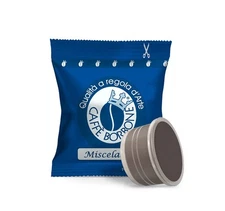 Caffè Borbone Compatible Lavazza Espresso Point 100 Coffee Pods, Blue Blend wit