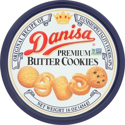 , Butter Cookies Tin, 16 Ounce