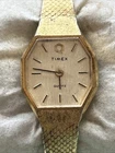 Timex Vintage Gold Tone Women’s Quartz Watch (needs Repair)
