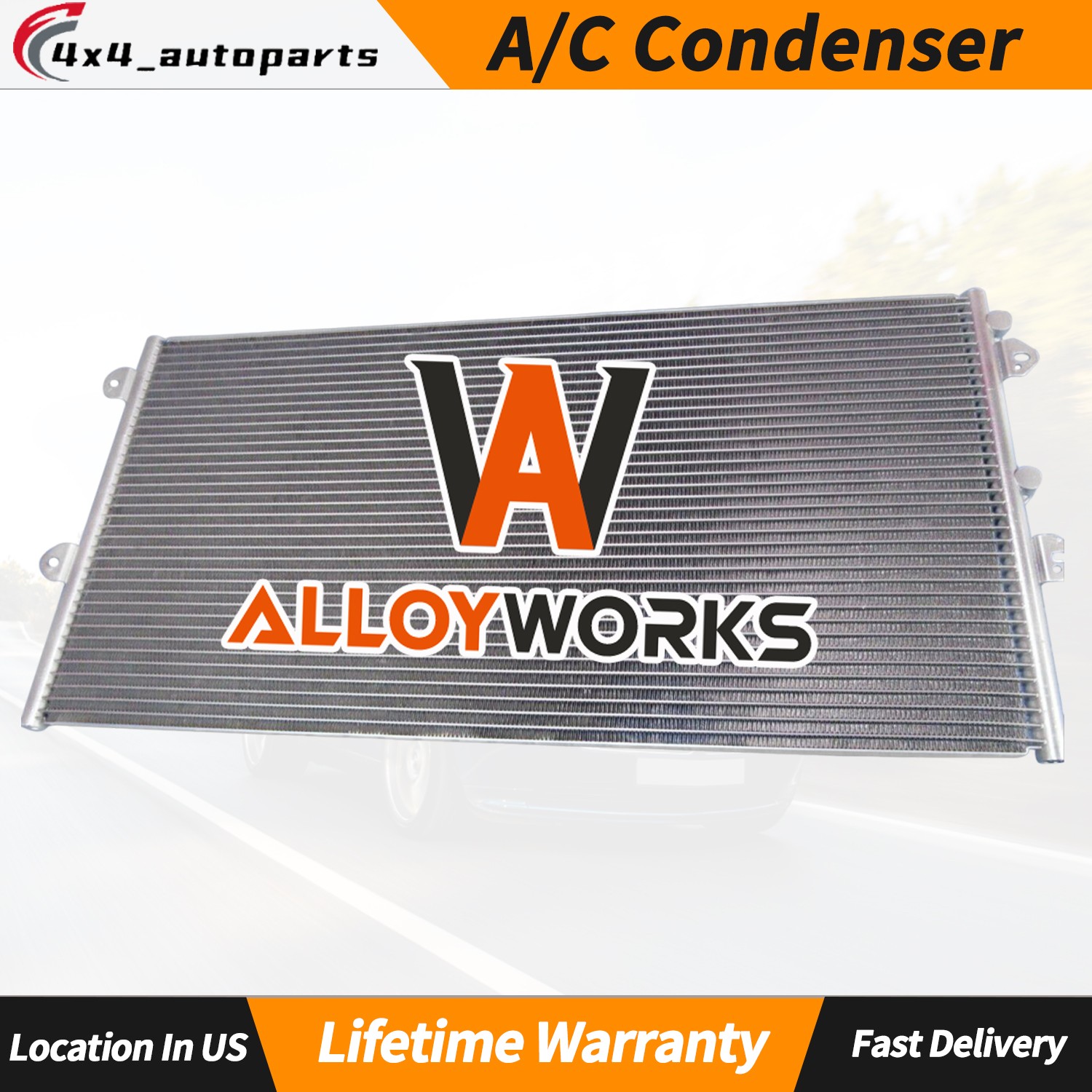 AC Condenser For 2004-2014 Bentley Continental Gt Gtc / Flying Spur 6.0L W12