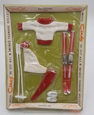Cragstan Miss Cindy 8" Teenage Doll SKI OUTFIT Penny Brite Clone Vintage 1960s