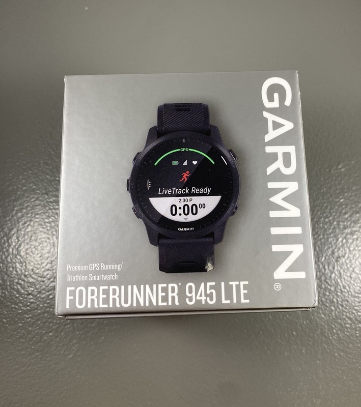 Garmin Forerunner 945 LTE GPS Running/Triathlon Smartwatch, Black