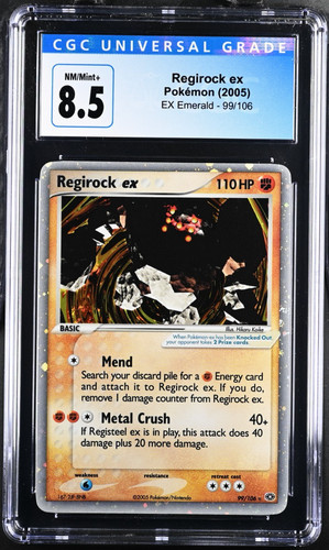 Regirock ex graded CGC 8.5 for sale on eBay