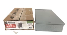 GE 125 Amp Main Lug 14 Space 24 Circuit Outdoor Main Lug Breaker Panel New