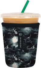 Javasok Iced Coffee Cold Soda Insulated Neoprene Cup Sleeve Small: 16-20Oz