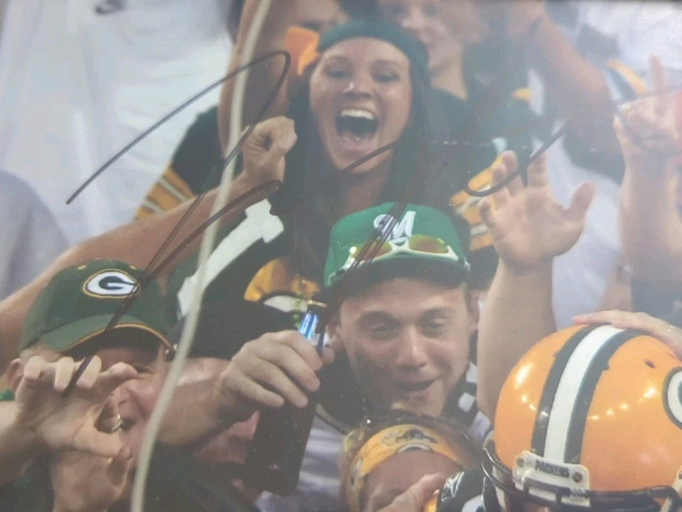 Foto 8x10 firmada a mano por Terry Glenn enmarcada Green Bay Packers y certificado de autenticidad JSA Foto 3 de 4