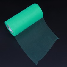22m x 15cm Tulle Roll Polyester Fabric for Wedding Decor Lake Green