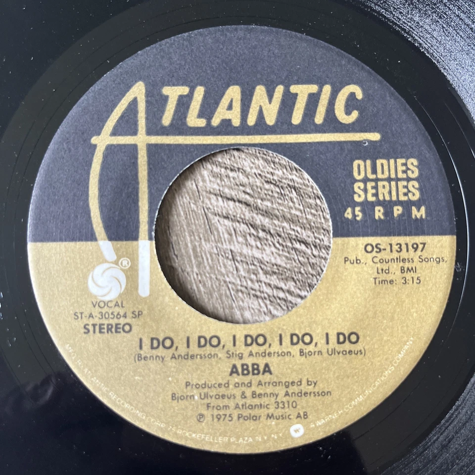 ABBA - Mamma Mia / I Do, I Do, I Do, I Do, I Do ATLANTIC 7" 45 rpm single NM - Image 4 of 4