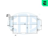 Kondensator Klimaanlage ERA 667216 FüR VW Passat B5 3B2 Variant 3B5 3B6 3B3 20V