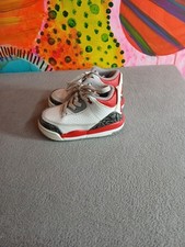 Nike Air Jordan 3 Retro Fire Red TD Toddler Size 5C Shoes DM0968-160