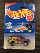 Hot Wheels 1997 Mainline #128 Baja Breaker Van Mtflk Purple w/ BWs