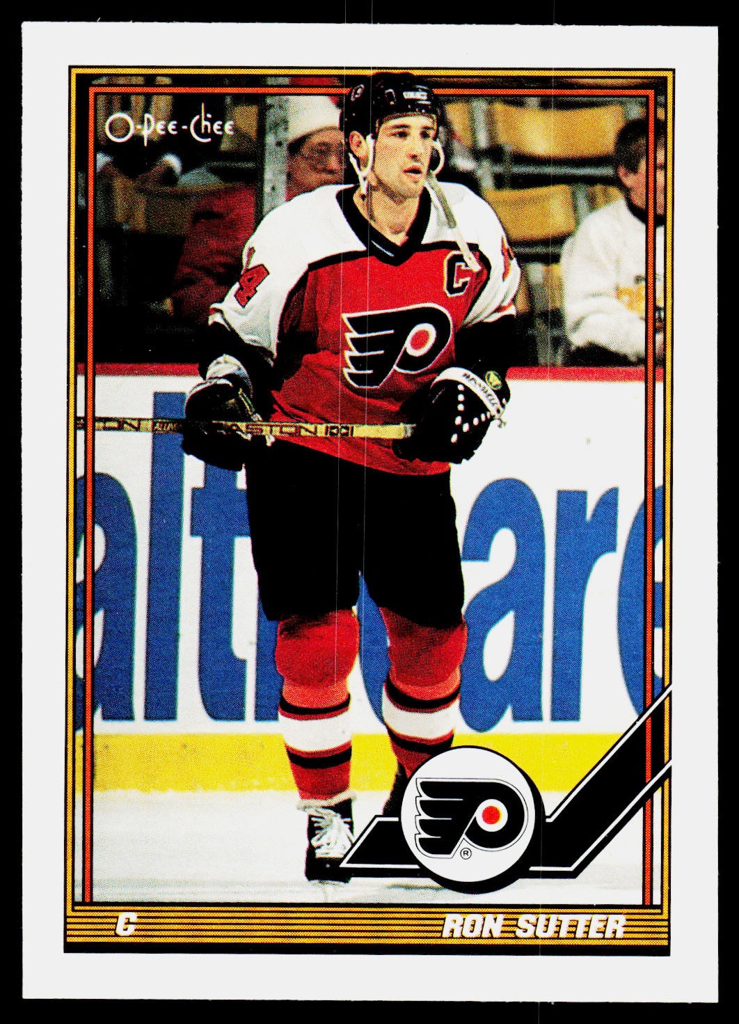 1991-92 O-Pee-Chee Ron Sutter #232 Philadelphia Flyers