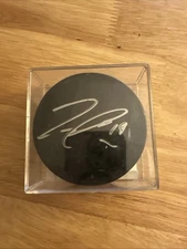 Jared McCann Autographed Seattle Kraken Logo NHL Hockey Puck MCS Holo #64097