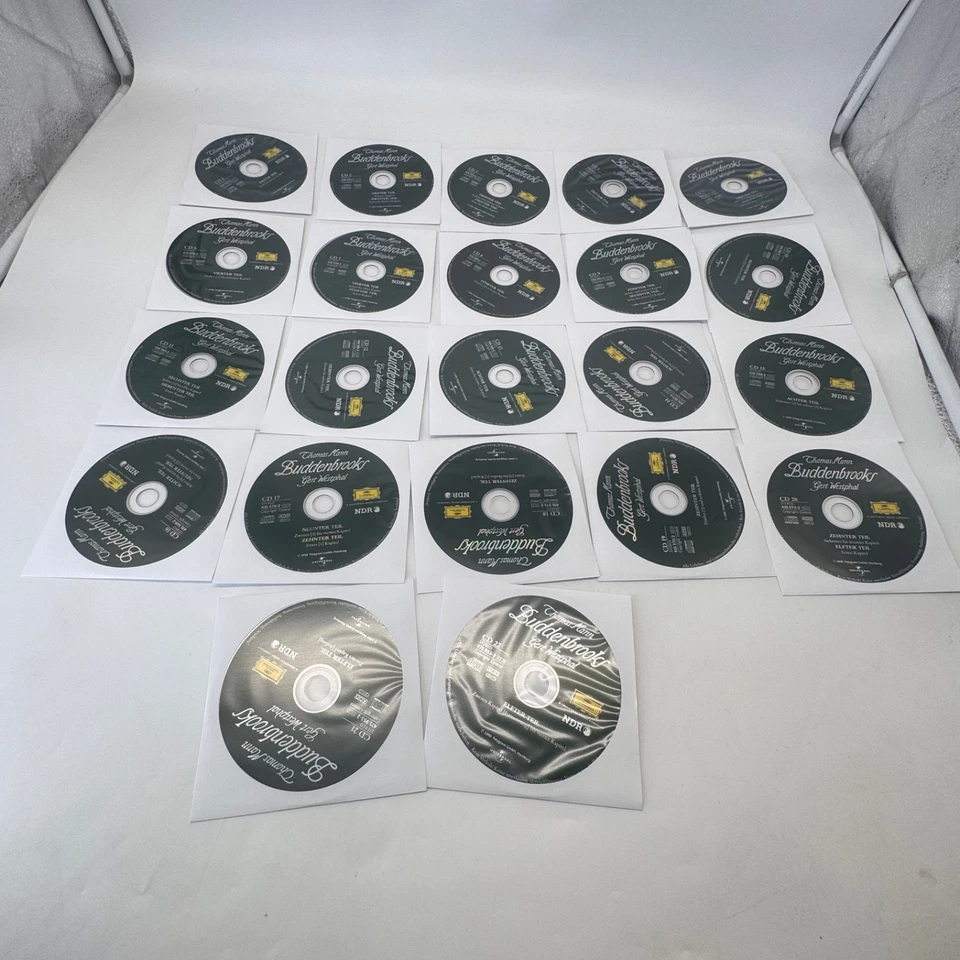 Thomas Mann Buddenbrooks Gelesen von Gert Westphal Box 22 CDs - Bild 2 von 4