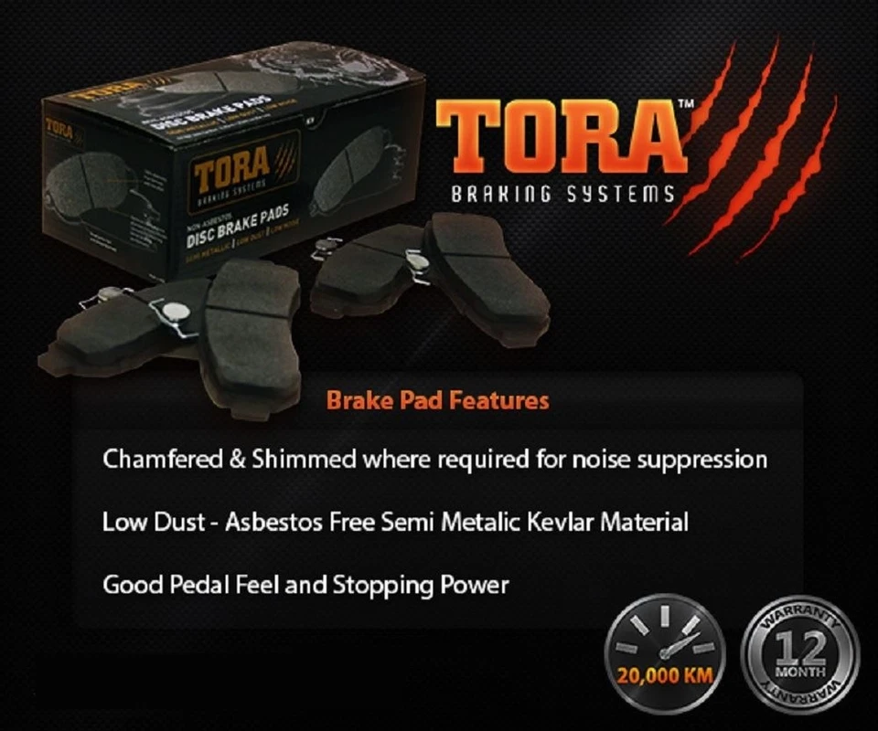 Front & Rear Slotted Drilled Disc Rotors + Brake Pads for Ford BA BF FG Falcon - image 2 of 3