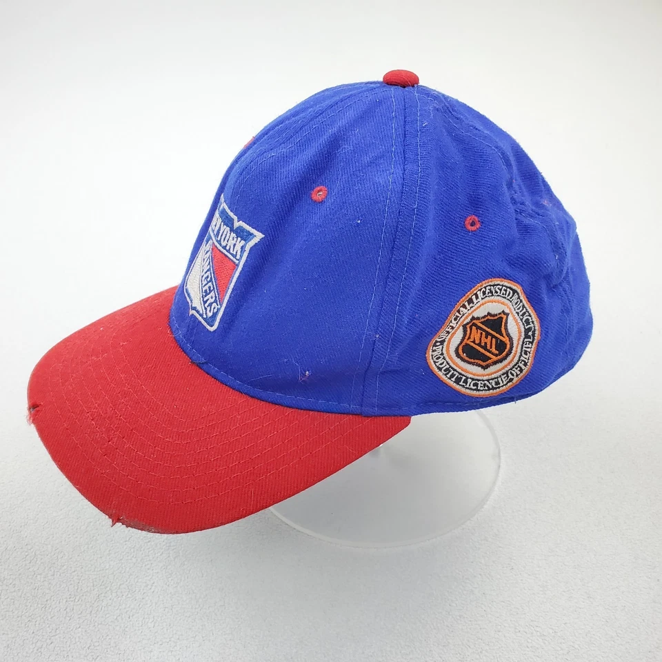 VTG 1990s New York Rangers Starter Arch Wool Cap Hat 7.5 NHL Hockey - Image 2 of 4
