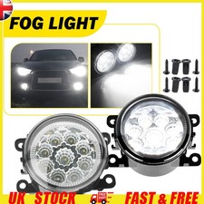 2x Front Fog Light Lamps Spot DRL For Ford Fiesta Focus Transit Connect MK6 MK7