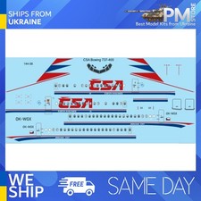 26decals 144-58 1144 Csa Boeing 737-400 Laser Decal 26decals 144-58 1144 Csa Boeing 737-400 Laser Decal