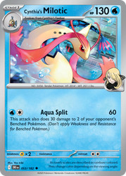 Cynthia's Milotic 053/182 Destined Rivals