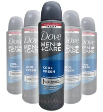 Dove Men+Care Active COOL FRESH Antiperspirant Deodorant Body Spray 150ml = 5oz