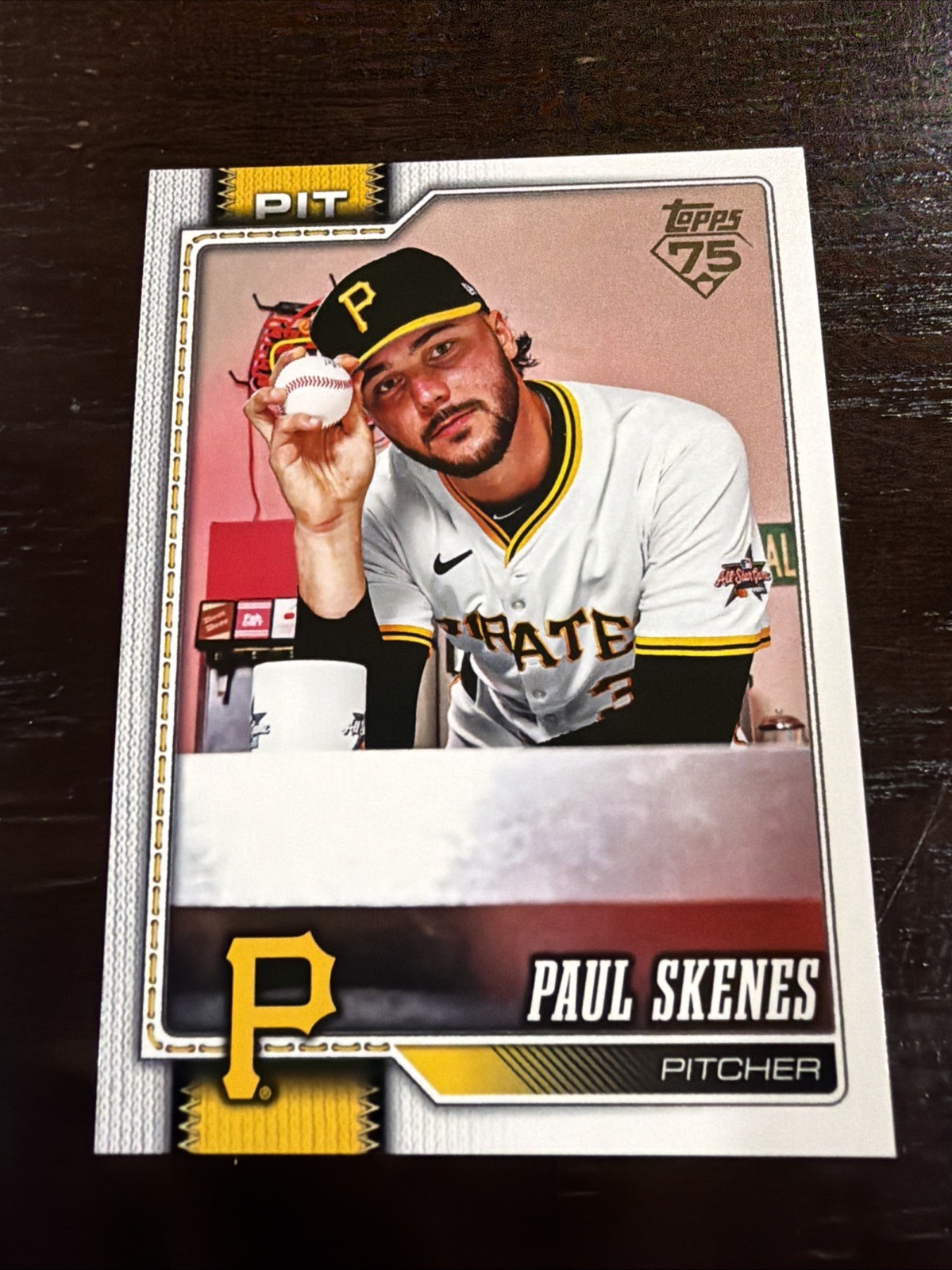 🔥2026 Topps S1 #100 Paul Skenes Golden Mirror Image Variation SP Pirates🔥RARE
