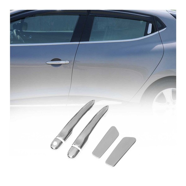 Chrom TüRgriff Blende FüR Renault Clio 2012-2019 4-TüR Edelstahl 6Tlg-image